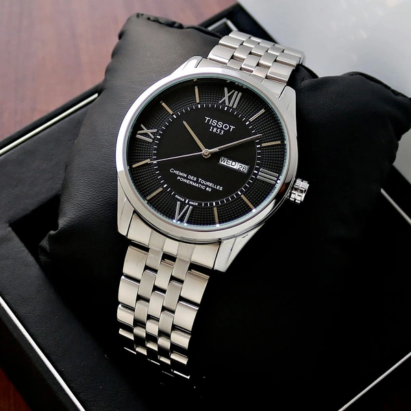 NEW Technology Tissot Day & Date Stainless Steel classy available  - Silver Rose Gold Dual Colour Stainless Steel rust free bracelet